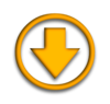 Orange Arrow Down Image